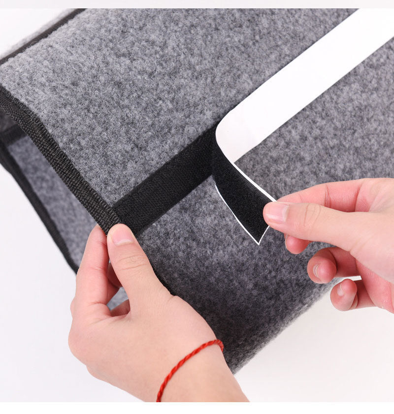 Grey Felt Storage Box
