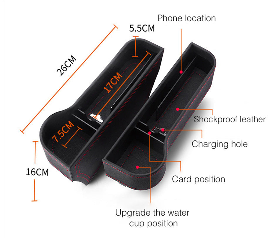 Front Seat Gap Storage Box