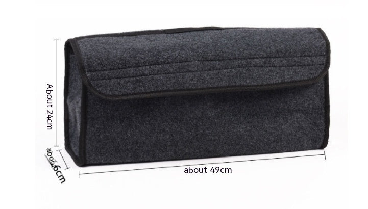 Grey Felt Storage Box