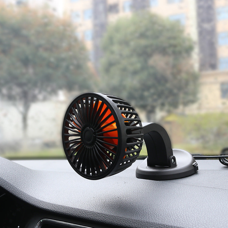 Telescopic Pole Portable Rechargeable Car Rear Seat Fan