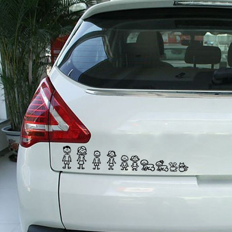 Large Family - Cartoon Stickers
