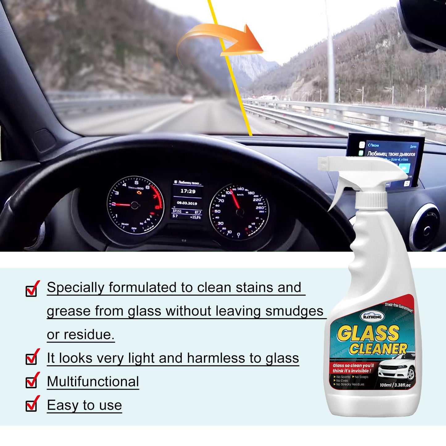 Windshield Defogging Solution