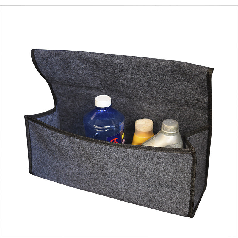 Grey Felt Storage Box
