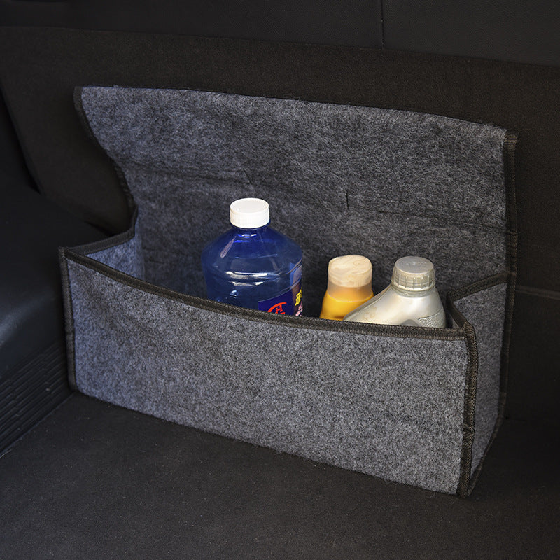 Grey Felt Storage Box