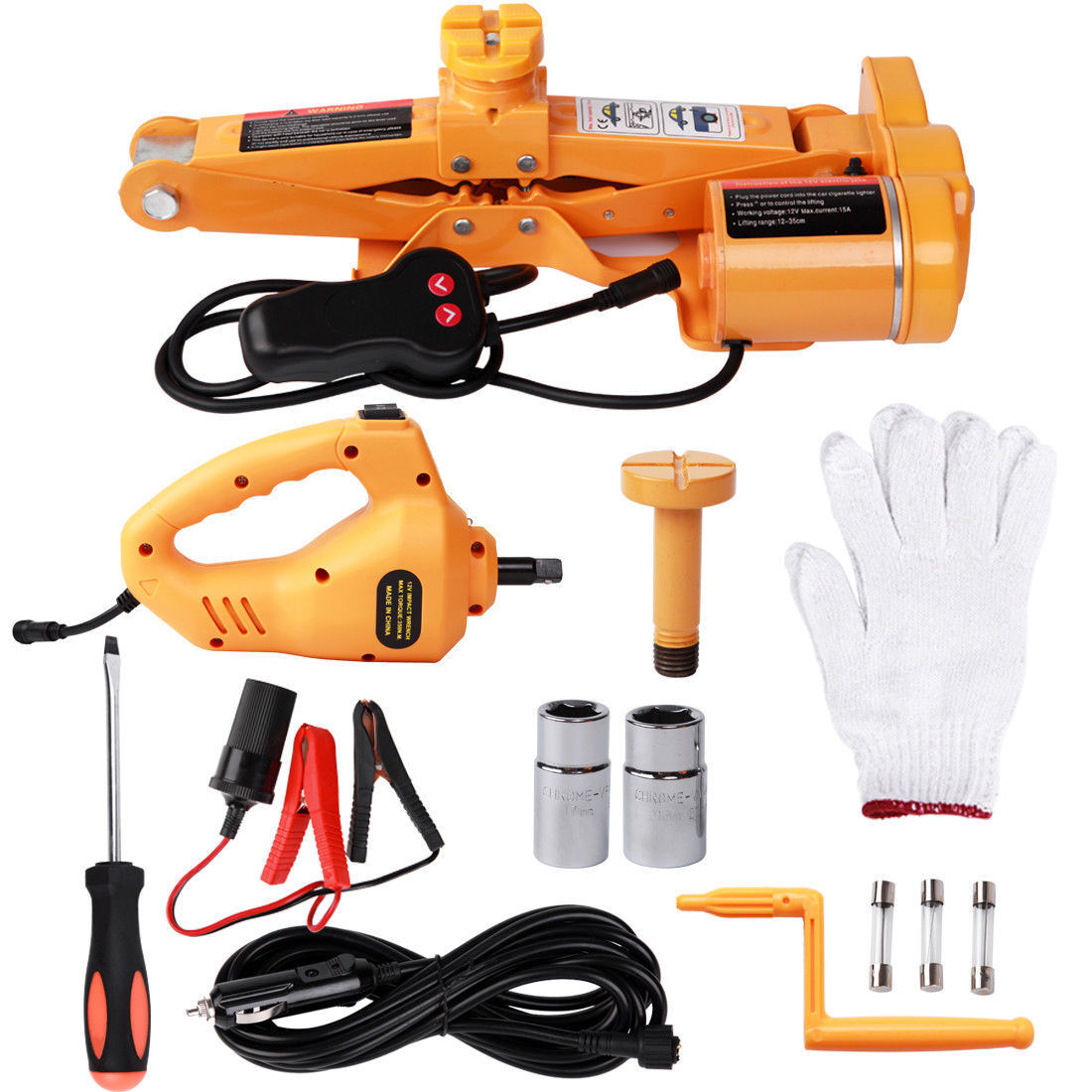 Electric Scissor Car Jack Kit - 2,000kg