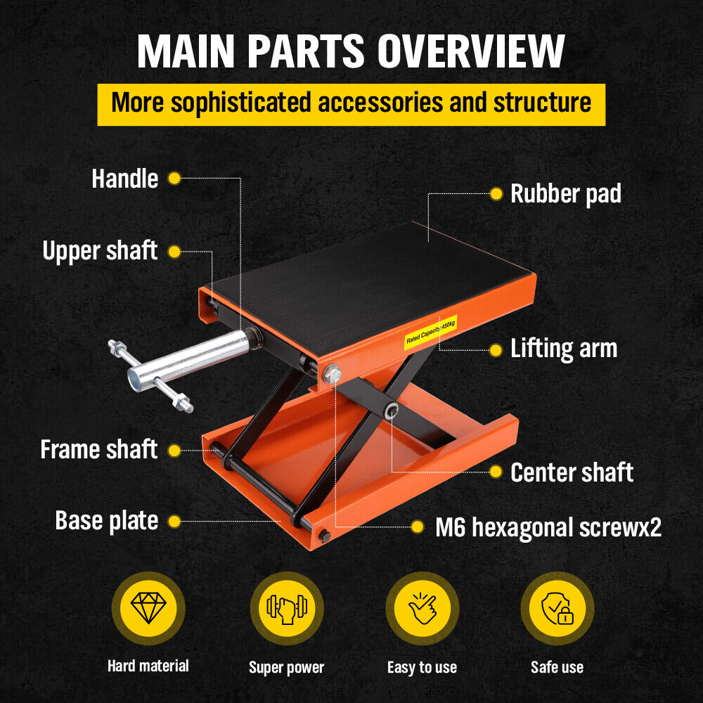 205kg - Motorcycle Lift Jack Stand Hoist