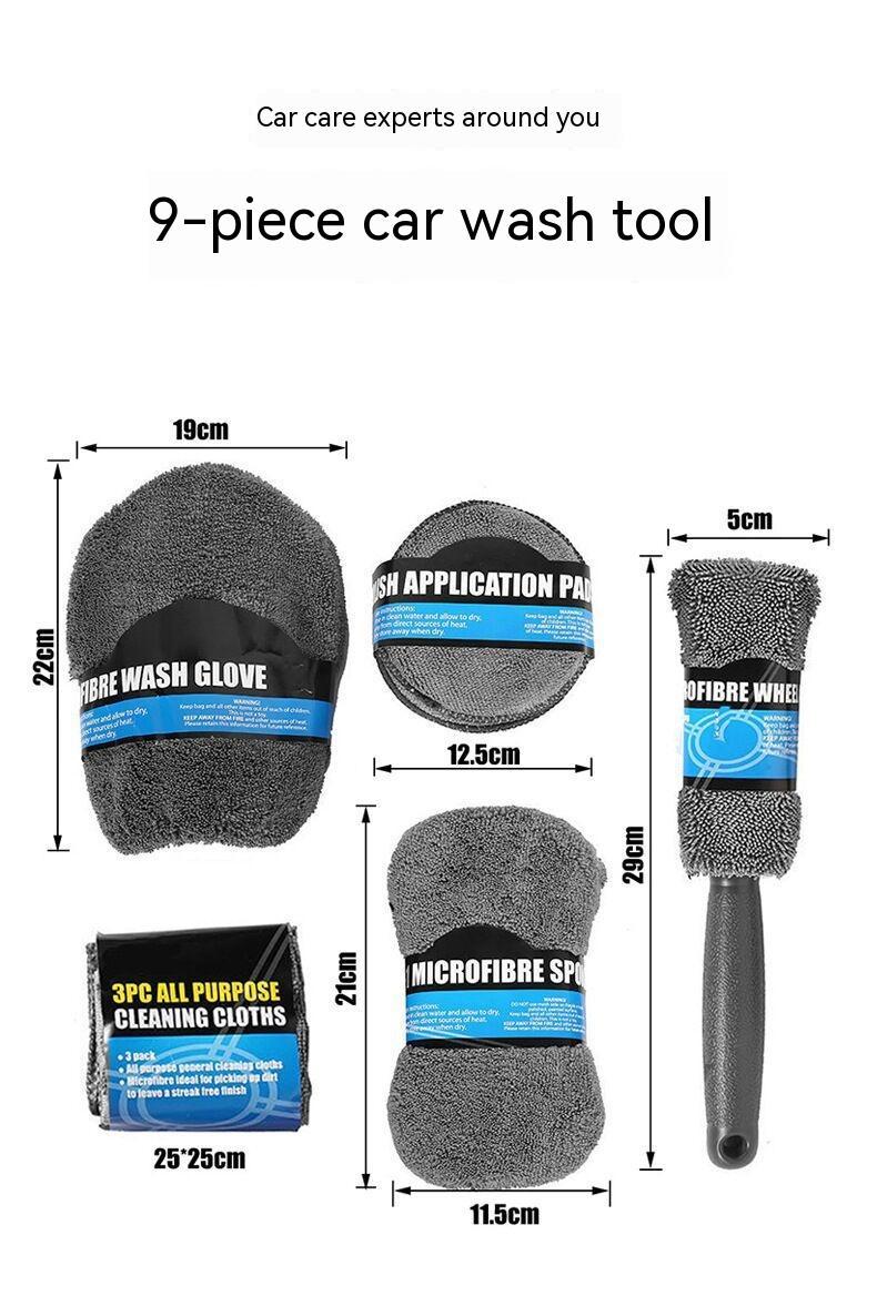 Microfiber Cloth + Sponge Set