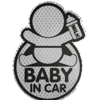Baby In Car Reflective Car Stickers