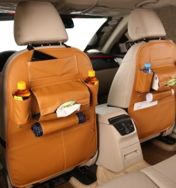 Leather Hanging Seat Back Storage