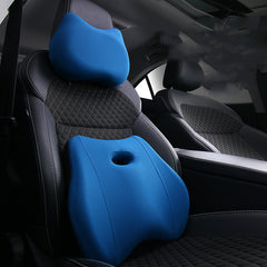 Memory Foam Head Rest and Waist Support Pillow