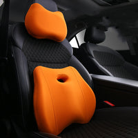 Memory Foam Head Rest and Waist Support Pillow