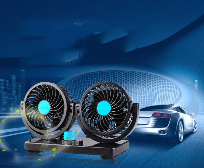 Double Headed Portable Fan