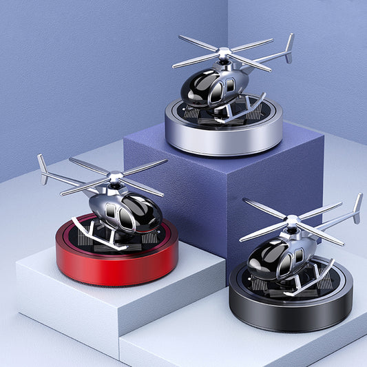 Rotating Novelty Helicopter Solar Freshener