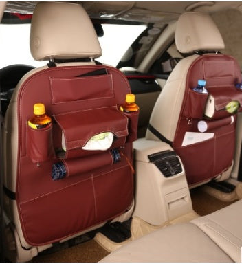 Leather Hanging Seat Back Storage