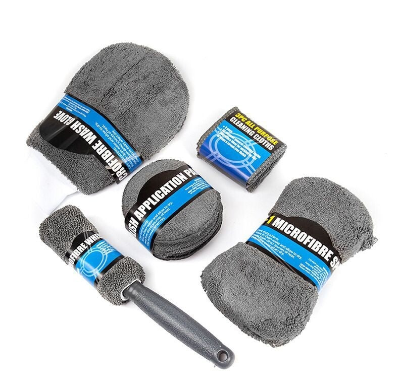 Microfiber Cloth + Sponge Set