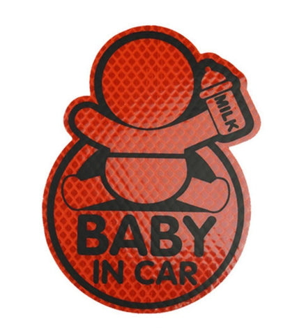 Baby In Car Reflective Car Stickers