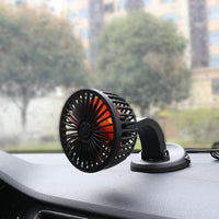 Telescopic Pole Portable Rechargeable Car Rear Seat Fan