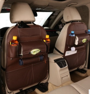 Leather Hanging Seat Back Storage