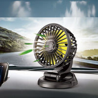 Telescopic Pole Portable Rechargeable Car Rear Seat Fan