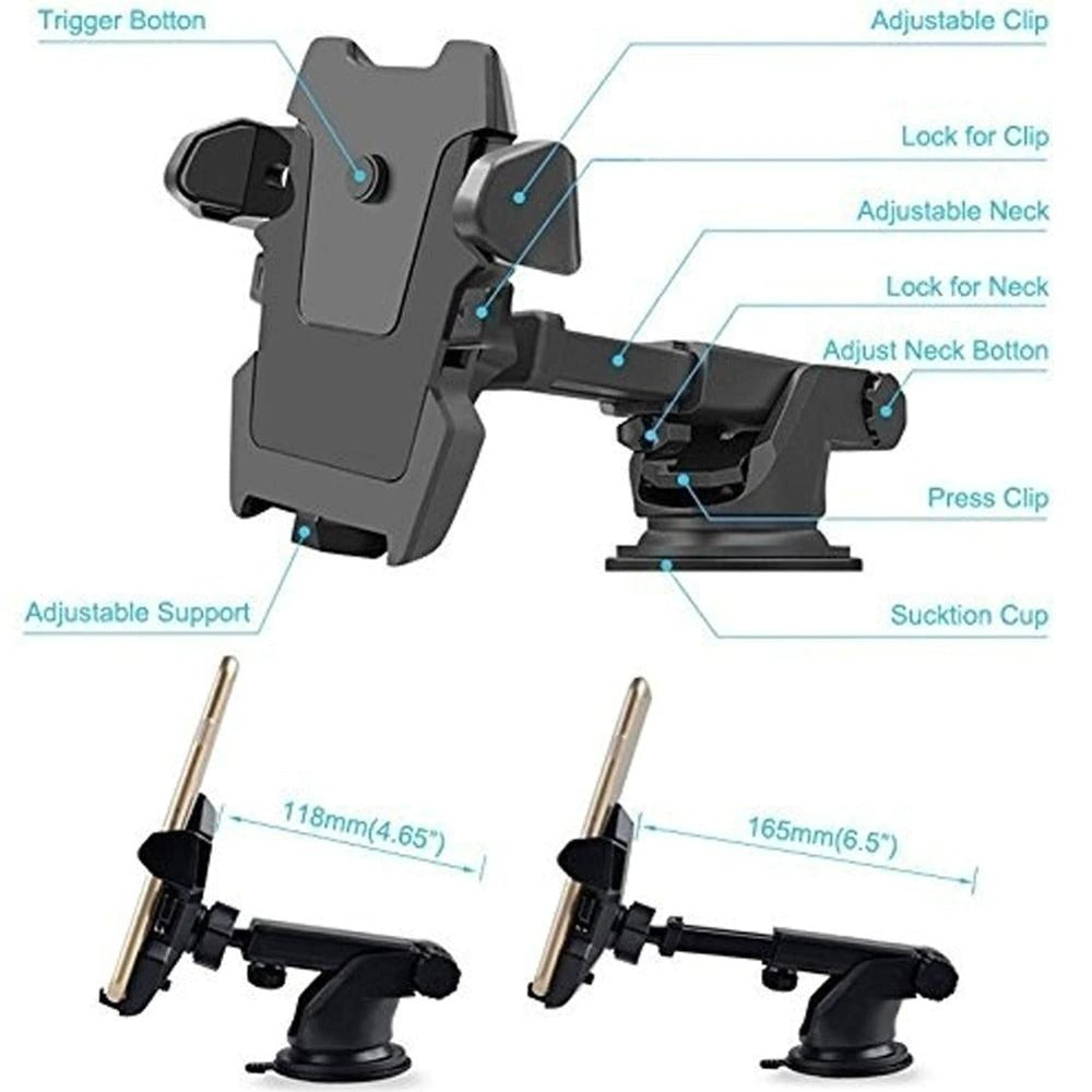 Windshield Suction Phone Mount