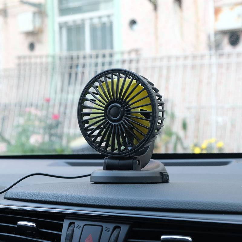 Telescopic Pole Portable Rechargeable Car Rear Seat Fan