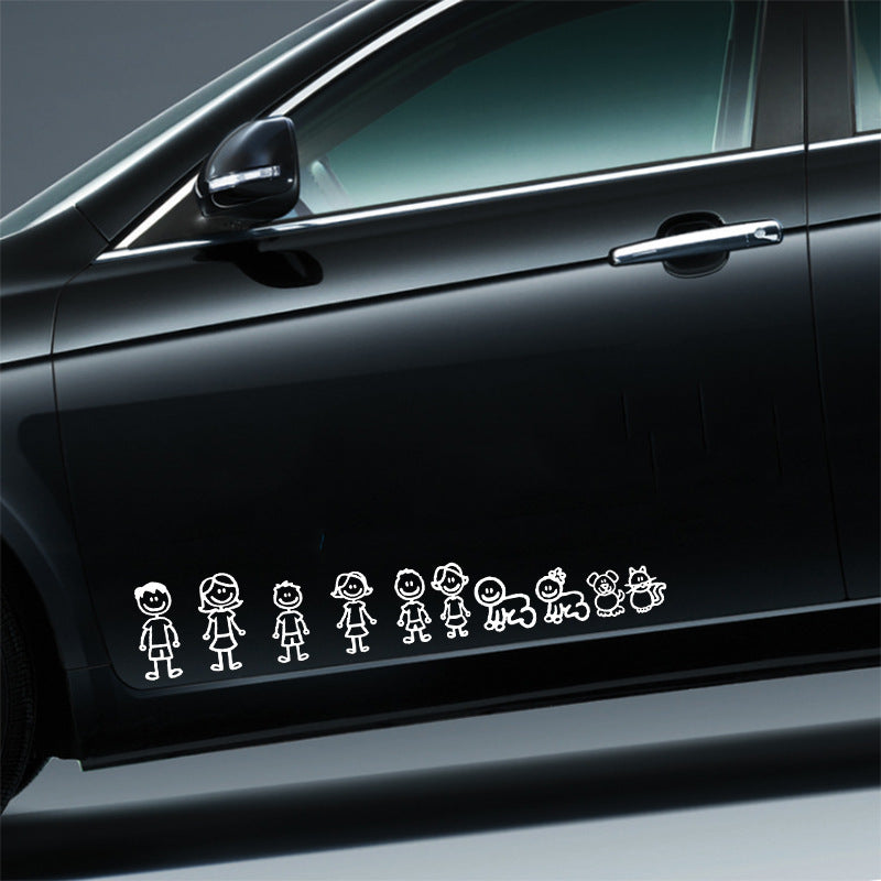 Large Family - Cartoon Stickers
