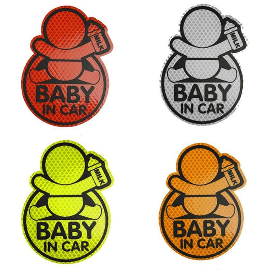 Baby In Car Reflective Car Stickers