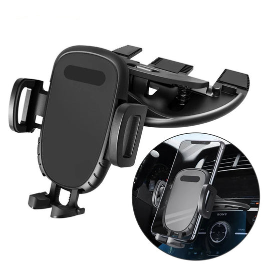 CD Slot Phone Holder for Secure Car Mounting