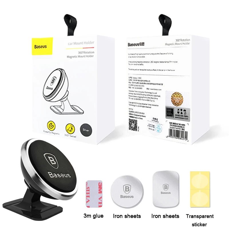 Magnetic Car Phone Holder for Smooth Smartphone Support