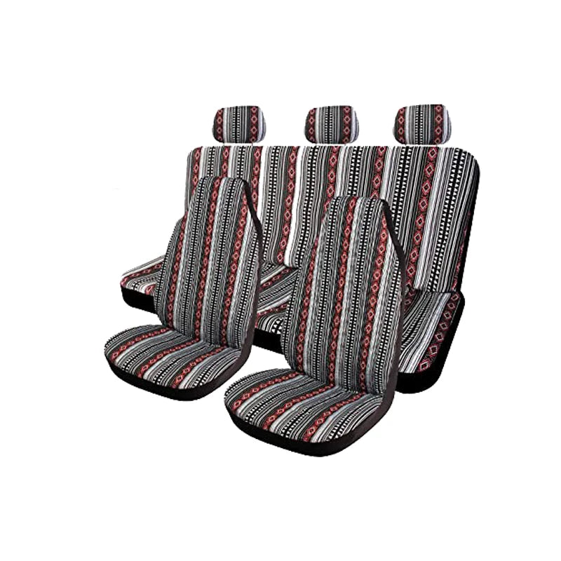 Saddle Blanket Style Car Seat Cover Set with Accessories