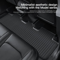 TPE Floor Mats for All Weather Tesla Interior Protection