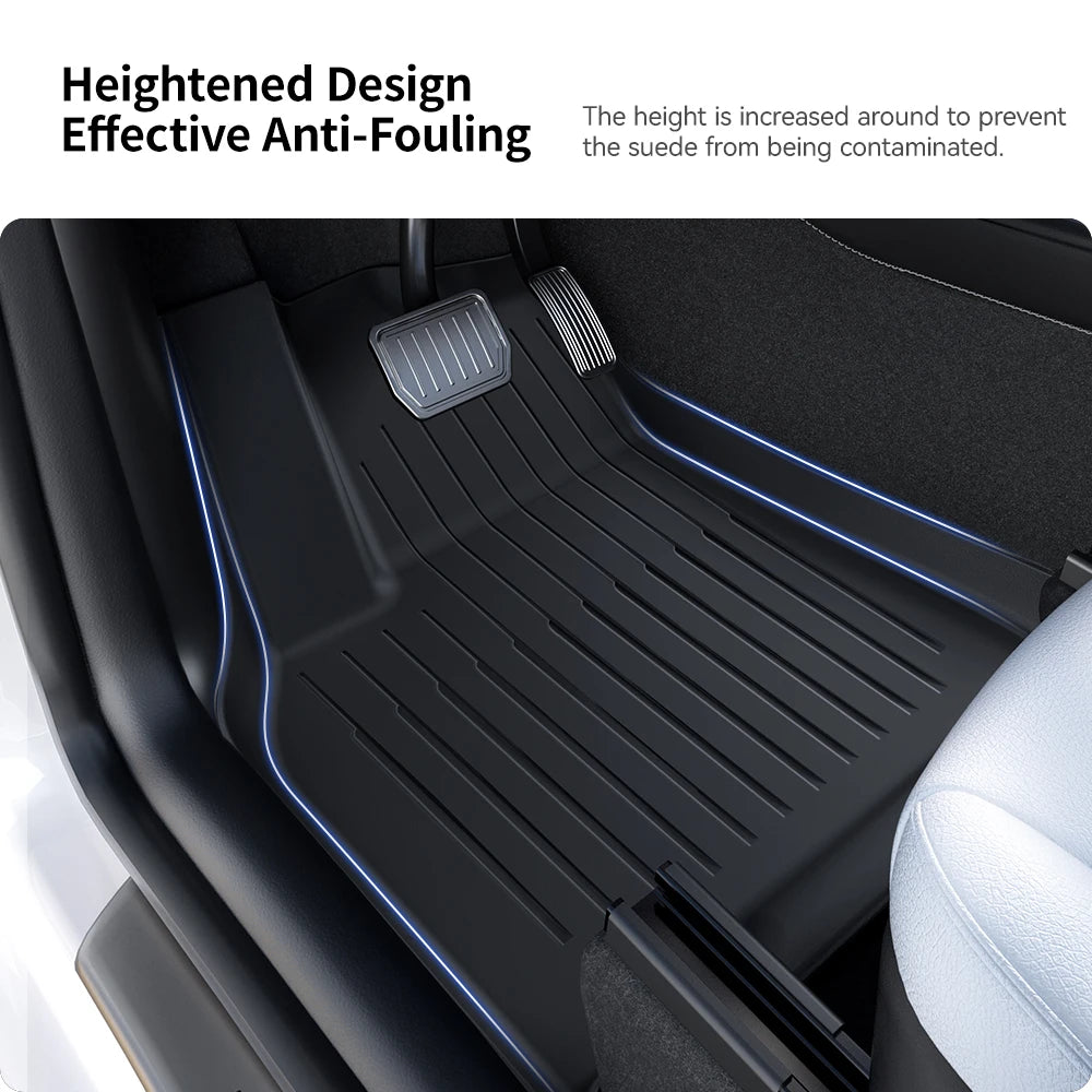 Waterproof TPE Floor Mats and Trunk Liner for Electric SUV