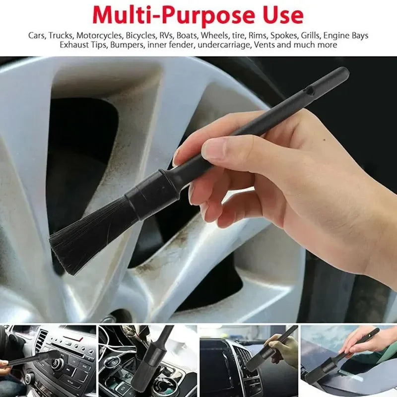 Soft Detailing Brush Set for Interior and Wheel Cleaning