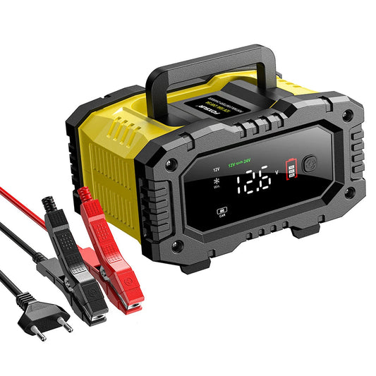 Heavy Duty Battery Charger for Cars and Motorcycles