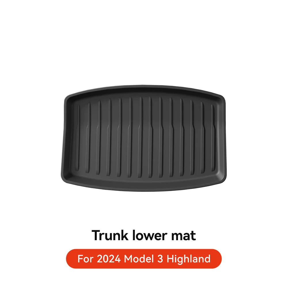 TPE Floor Mats for All Weather Tesla Interior Protection