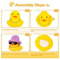 Winter Duck Dashboard Ornament with Christmas Accessories