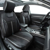 Universal Leather and Mesh Car Seat Cover Set