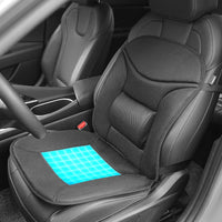 Breathable Universal Car Seat Cushion with Ice Pad and Lumbar Support