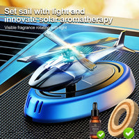 Solar Powered Helicopter Car Aroma Diffuser