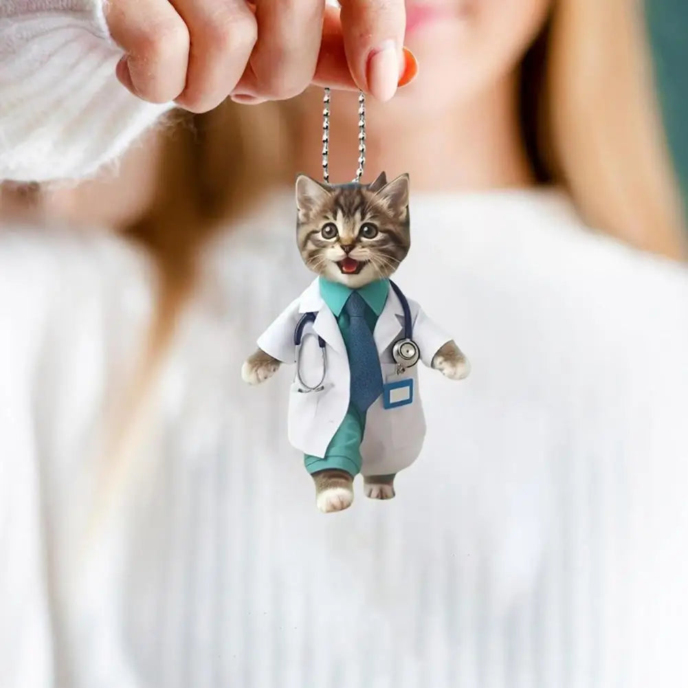 Lightweight Skull Hanging Ornament for Car and Christmas Tree