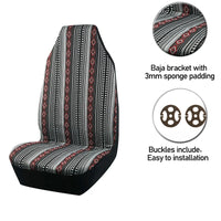 Saddle Blanket Style Car Seat Cover Set with Accessories
