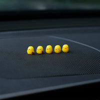 Cute Mini Duck Car Decorations for Rearview Mirror or Dashboard