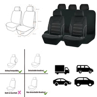 Universal Car Seat Cover Set for Cars SUVs and Trucks