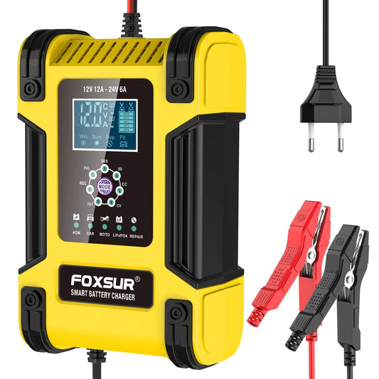 Digital Car Battery Charger with Pulse Repair Function