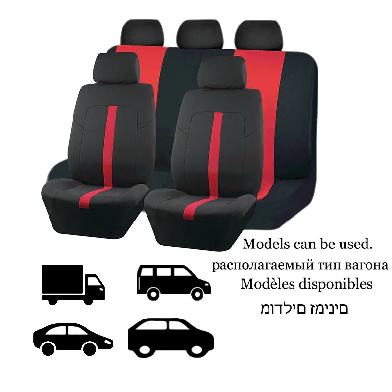Sport Design Seat Covers with Universal Fit for Cars SUVs and Trucks
