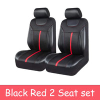 Leather Car Seat Covers with Breathable Airmesh for Cars SUVs and Trucks