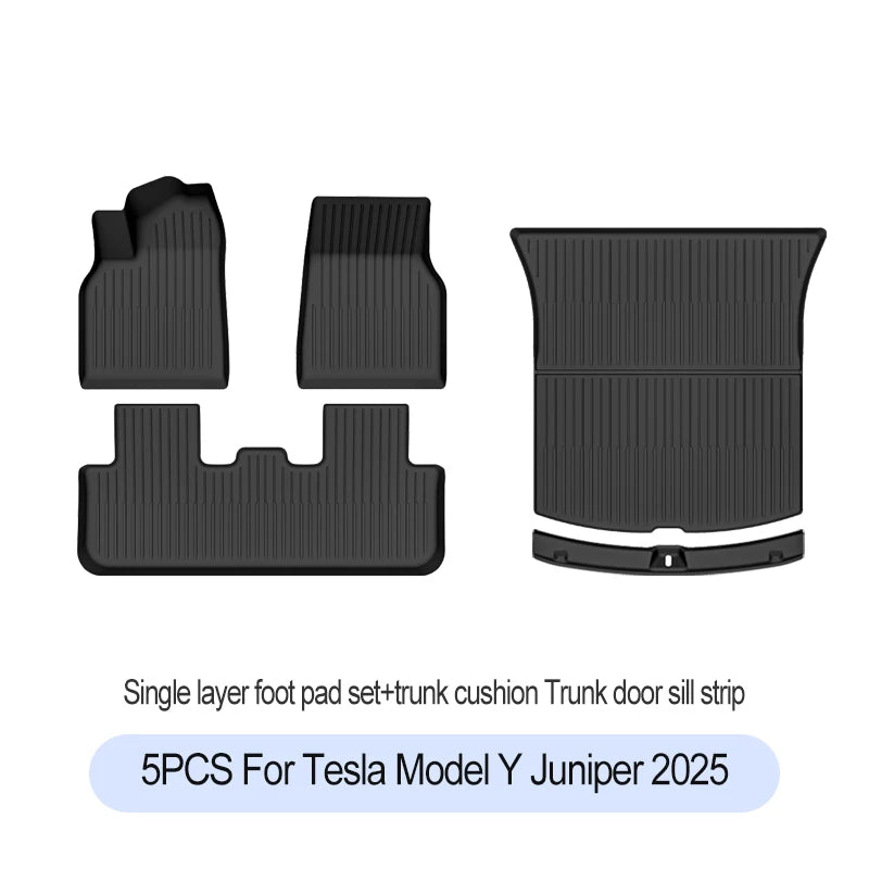 Waterproof TPE Floor Mats and Trunk Liner for Electric Crossover