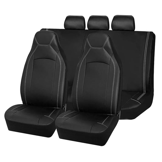 High Back Leather Car Seat Covers with Waterproof Design