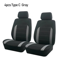 Stylish Bicolor Polyester Seat Covers with Universal Fit