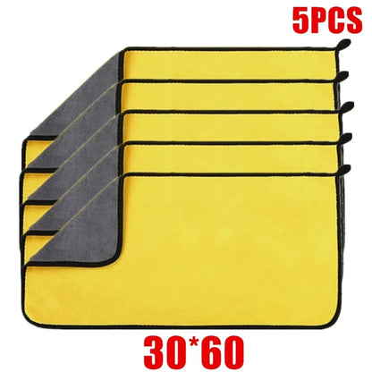 Microfiber Car Cleaning Cloth Pack for Washing and Polishing